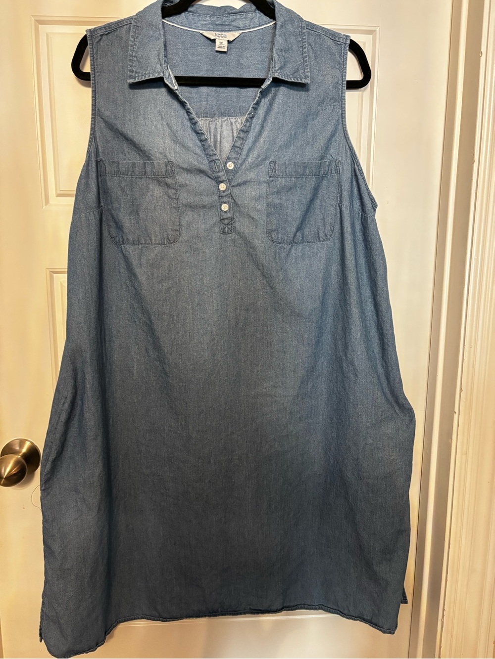 croft & barrow Light Blue Chambray dress XXL